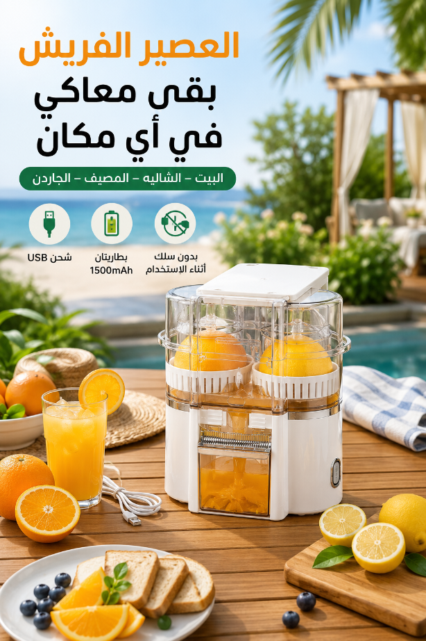 عصارة لاسلكية في أي مكان